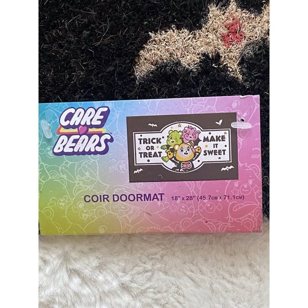 Care Bears Halloween Trick Or Treat Make It Sweet Outdoor Coir Door Mat 18 X 28”